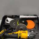 Cordless Angle Grinder compatible with DeWalt 20V Battery (Tool Only), 4-1/2 Inch Brushless Grinder with 3-Speed Adjustable & 11000 RPM, Lightweight Design for Cutting, Grinding, Metalwork