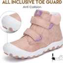 Mishansha Kids Hiking Boots Toddler Girls Boys Hiking Shoes Water-Resistant Anti-Collision Non-Slip Athletic Outdoor Trekking Boots