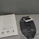 2PCS Air Fryer Silicone Liners for Ninja Air Fryer PRO 4.7L, 6.2L, Dual Air Fryer Silicone Liners Reusable Air Fryer Accessories for Ninja AF140UK AF180UK (Black)