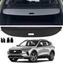 Retractable Trunk Cover Compatible with 2022-2025 Ford Escape Cargo Cover Rear Trunk Security Cover Ford Escape Accessories Privacy Screen Cover