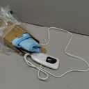 Deepsoon Heating Pad,Electric Heating Pads for Back,Neck,Abdomen,Moist Heating Pad for Shoulder,Knee,Arms,Legs,Dry/Moist Heat & Auto Shut Off,Christmas Gifts for Men and Women,Light Blue,24x12 Inch