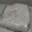 CHICME Womens Zip Up Hoodie Long Sleeve Oversized Sweatshirt Fall Fashion Casual Jackets Winter Clothes (Medium, Grey)