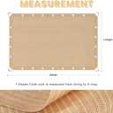 VICLLAX 90% Shade Fabric Sun Shade Cloth with Reinforced Grommets & D-Ring Eyelets for Outdoor Patio Garden Pergola Cover Canopy 10x10 FT, Wheat