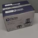 Kitchen in the box Mini Food Processor, Electric Meat Grinder & Food Chopper with 400W Powerful Veggie Chopper-One 3 Cup Bowl & S Blades for Meat/Fish/Vegetable/Baby Food