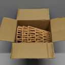 3 PCS E27 Rattan Lamp Shade,Bell Woven Wicker Lampshades Replacement,Paper Rope & Metal Frame,Bohemian Style Light Shade Replacement for Table Lamps,Pendant Lights,Wall Lights