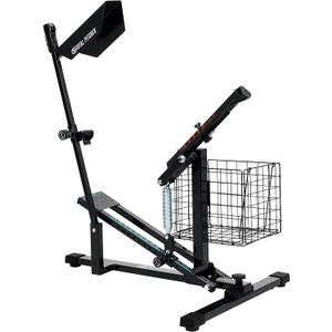 Franklin Sports Total Pitcher Baseball + Softball Training Aid - Pitching Machine + Ball Launcher for Batting + Fielding Practice - Spring Loaded Portable Pitching Machine for Backyard + Batting Cage