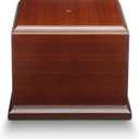 Chunful Wood Base Trophy Base DIY Square Stand Blank for Trophies Awards Trophies Figurines Cups Display Stand (4.5" X 4.5" X 2.5", Cherry)