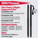 Power Rear Liftgate Struts Compatible with 2015-2019 Suburban Tahoe Yukon Escala-de ESV, A Pair Electric Trunk Lift Support Shock Struts Replacement 84306929 84183515 84183516