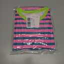 Mincib Women Oversized Striped T Shirts Color Block Crew Neck Tee Shirt Short Sleeve Basic Summer Tops(Green,  L