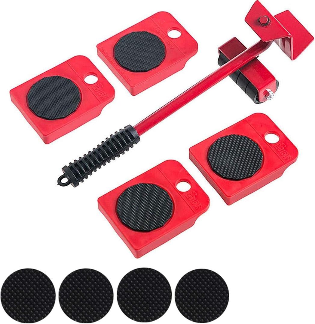 Cumulus Mr. Hercules, Sherum Mr. Hercules, Dotmalls Mr. Hercules, Heavy Duty Furniture Lifter, Furniture Lift Mover Tool Set, Roller Steel Furniture Mover for Easy Safe Moving Sofas Couch Washer