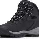 Columbia Women's Discontinued Newton Ridge Plus Hiking Boot (5, Black/Chalk)
