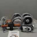 Colorful Lighting Baby Balance Bike Toys for 1 Year Old Boy Gifts, 10-36 Month Toddler Balance Bike, No Pedal 4 Silence Wheels & Soft Seat First Bike, One Year Old Boy Birthday Gift (Black)