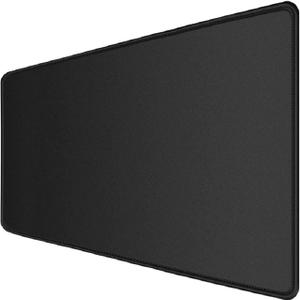 HGWALP Large Gaming Mouse Pad,31.5 x 11.8 inch with Stitched Edges,Extended Mousepad,Durable Non-Slip Natural Rubber Base,Washable Keyboard Pad,Desk Pad for Gamer,Office & Home,Black
