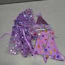 Dog Birthday Bandana with Hat and Dress Girl Set Puppy Birthday Party Supplies Cute Tutu Skirt Outfit for Small Medium Large Dogs Decorations(Purple)