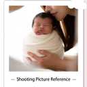 Zeroest Newborn Photography Wrap - Newborn Photoshoot Props - Boys & Girls Posing Stretch Knit Blanket (White, Small)