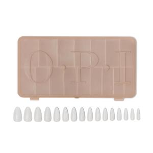 OPI GELevate Soft Gel, Nail Tips | Medium Length Extensions | Flexible & Natural Fit | 1 Box with 16 Sizes