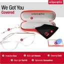2 x Blue Light Glasses for Women - Anti-Eyestrain & UV Glare Protection, Perfect for Computer, Phone (Black)