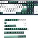 144 Keys Botanical Cherry Profile PBT Dye Sub Keycaps for MX Mechanical Keyboard GMMK Filco Ducky 104 TKL GK61 KBD75 96 GK64 68 (144 Key Botanical)