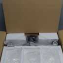 2025 Upgrade 3-Light Bathroom Light Fixtures, Black Bathroom Lights Over Mirror with Clear Glass Globe Shade, Vanity Lights for Bathroom Kitchen Living Room Hallway Cabinet Bedroom Porch.