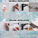 Novabright 11.81 x 23.62 Inch Hot Tub Tray Table Drink Holder Hot Tub Accessories Drinks Snacks Holder for Spa Bathtub