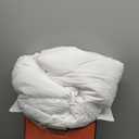 Lightweight Comforter Cooling White, All Season Duvet Insert Breathable King Size Summer Bedding, Soft Microfiber Cool Down Alternative Quilt with Corner Tabs, 102x90 inch