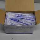 100 Pack 3ml Syringes with Needle 25Ga 1 Inch,Disposable Luer Lock Syringe for Liquids Dispensing,Scientific Labs
