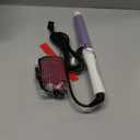 1.25 Inch Ceramic Curling Iron - Long Barrel Fast Heating Curling Wand, Dual Voltage 110-240V Travel,5 Adjustable Heat Settings & Automatic Shut-Off, Professional Hair Curler for Long-Lasting Curls