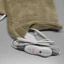 Sunbeam Premium Sunbeam Heating Pad with Compact Storage King Size Beige (12" x 24")