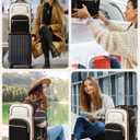 LOVEVOOK Travel Backpack for Women, 40L Airline Approved Carry On Backpack Luggage with 3 Packing Cubes, TSA Personal Item Travel Bag, Waterproof Weekender Backpack Fits 17.3" Laptop