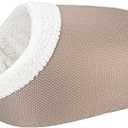 Miss Meow Cat Bed for Indoor Cats,Medium Large Cats Cave Bed,Machine Washable Slip Resistant Bottom,Ultra Soft Plush Cushion (Beige Cave M)