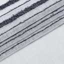 Dainty Home Curtains Linen Textured Sheer Light Filtering Semi Sheer Curtains 84 inches Long Half Privacy Window Drapes for Living Room Bedroom Dining 2 Panels Set 76" x 84"
