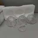 Bathroom Vanity Light (3-Light, 20 in), Brushed Gold Vanity Lights for Bathroom with Ribbed Clear Tulip Glass Shade, Vintage Vanity Wall Lights for Mirror Bedroom Living Room Hallway