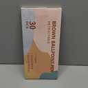 Aozora Pens Bulk 30 Pack Click Pens No Bleed Wholesale Retractable Ballpoint Pens Medium Point,Smooth Ink Pens for Journaling School Office Supplies 1.0MM (Brown Ink)