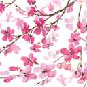 Japanese Cherry Blossom 24 oz Tumbler with Lid
