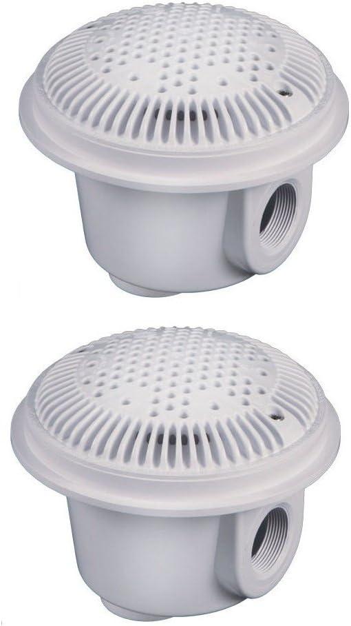 Hayward WG1051AVPAK2 White 1-1/2-Inch Dual Suction Outlet for Concrete Pools
