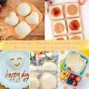 Sandwich Cutter and Sealer, 2 Pcs Maker, Fun Sandwich Shape Cutter Sealer Great for Lunchbox and Bento Box, Boys and Girls Kids Lunch (Mickey+Round)