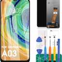 Original for Samsung A03 Screen for Samsung A03 LCD Display for Samsung Galaxy A03 Digitizer Touch Screen Assembly Replacement SM-A035F SM-A035M (Not fit for sub Model SM-A035G)
