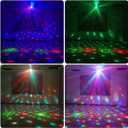 Dj Party Disco Ball Light Support DMX512 and Sound Activated, BUCLHOZ LED Stage Strobe Lighting for Parties Indoor Dance Floor Birthday Rave Bar Karaoke KTV Xmas Christmas Wedding Show Club