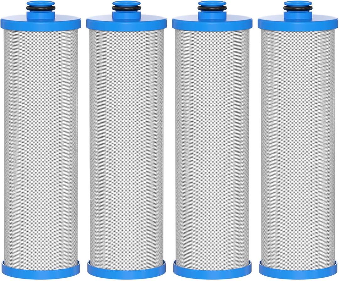 KW1 RV Water Filter 2.5 x 10" Compatible with RCS/FR1 Housing Replaces KW1 and FRE-10-BN Filtration Systems, 4-Pack