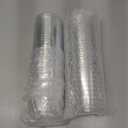 JOLLY CHEF 10 oz Clear Disposable Plastic Cups 50 Pack, Clear Plastic Cups Tumblers, Heavy duty Party Glasses, Disposable Cups for Wedding, Thanksgiving,Halloween,Christmas Party