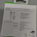 Belkin USB A to USB C Cable, 6.6ft, 15W - Type C Charger, iPhone Charger Cord, Soft, Braided, Flexible for iPhone 16 & 15, Galaxy S25, Pixel 9, iPad Pro, Airpods Pro, Switch & More - White