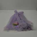 Baby Girls Tutu Dress Toddler Galaxy Sequins Layered Princess Tulle Party Dress with Flower Headband (4-5T, Purple)