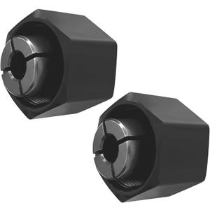 Collet 19691 1/4-inch 6.35mm replace for Dewalt 326286-04 DW6214 DW616 DW618, Boschh 2610906283, Hitachi 323-293(2 Pack)