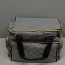 YOREPEK Nail Polish Organizer Case Holds 96 to 100+ Bottles (15ml/0.5 fl.oz) UV lamp, Extra Large Nail Polish Holder with Support Board for Easy Access, Gel Kit Bag For Manicure Tools, Grey