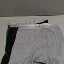 Hanes mens Underwear Boxer Briefs Pack, Cool & Breathable Cotton Moisture-wicking Underwear for Men, No Ride Up, 4 Pcs, Black, Grey, Blue, Red