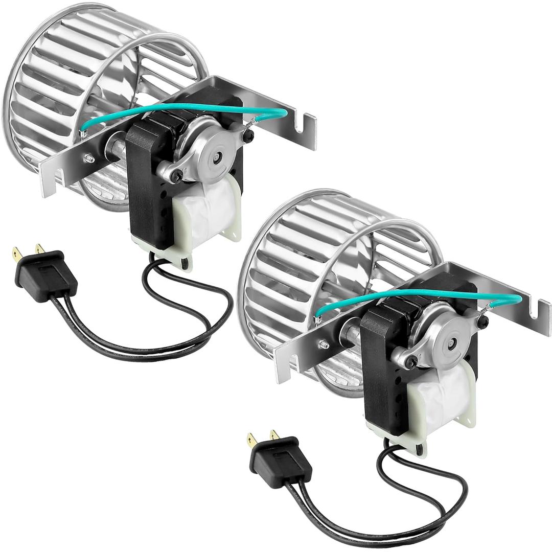 2 Pack 82229000 S82229000 Bathroom Exhaust Fan Motor Replacement Compatible with Bro-an Nu-Tone 9415 9415F 9415H 9415N 9425, Replaces C-82230 68627000 K7895, 120V 60Hz 0.8A 3000 RPM CCW by Fetechmate