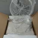 Boho Table Lamps Set of 2, Farmhouse 3-Way Dimmable Touch Nightstand Lamp with 2 USB Charging Ports, White Vintage Bedside Lamp for Bedroom Living Room End Table (Bulbs Included) (Cream)