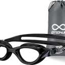 Swim Goggles for Adult Swimming Goggles Anti Fog UV No Leakage Wide View Clear Vision for Unisex Men Women