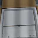 VIWODS 5-Tier Wall Shelf Unit with RGB Light, Floating Lack Shelf for Wall Storage, Wall Mounted Vertical Display Shelf for Bedroom Living Room Vanity, White