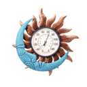 MUMTOP Indoor Outdoor Thermometer - Sun and Moon Wall Thermometer, Outdoor Thermometers for Patio, Room, Greenhouse, Outside, Garden Decor